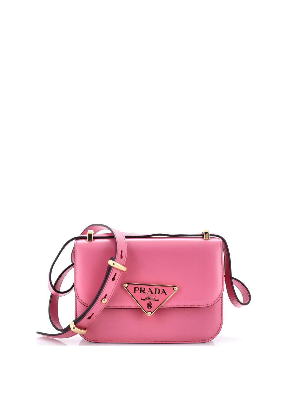Prada Embleme Triangle Logo Flap Bag #364803P14B